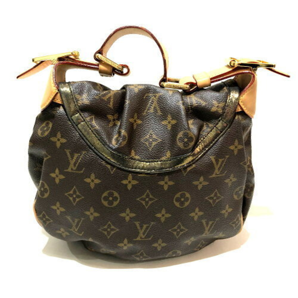 Louis Vuitton Monogram Kalahari PM Bag handbag Canvas Brown